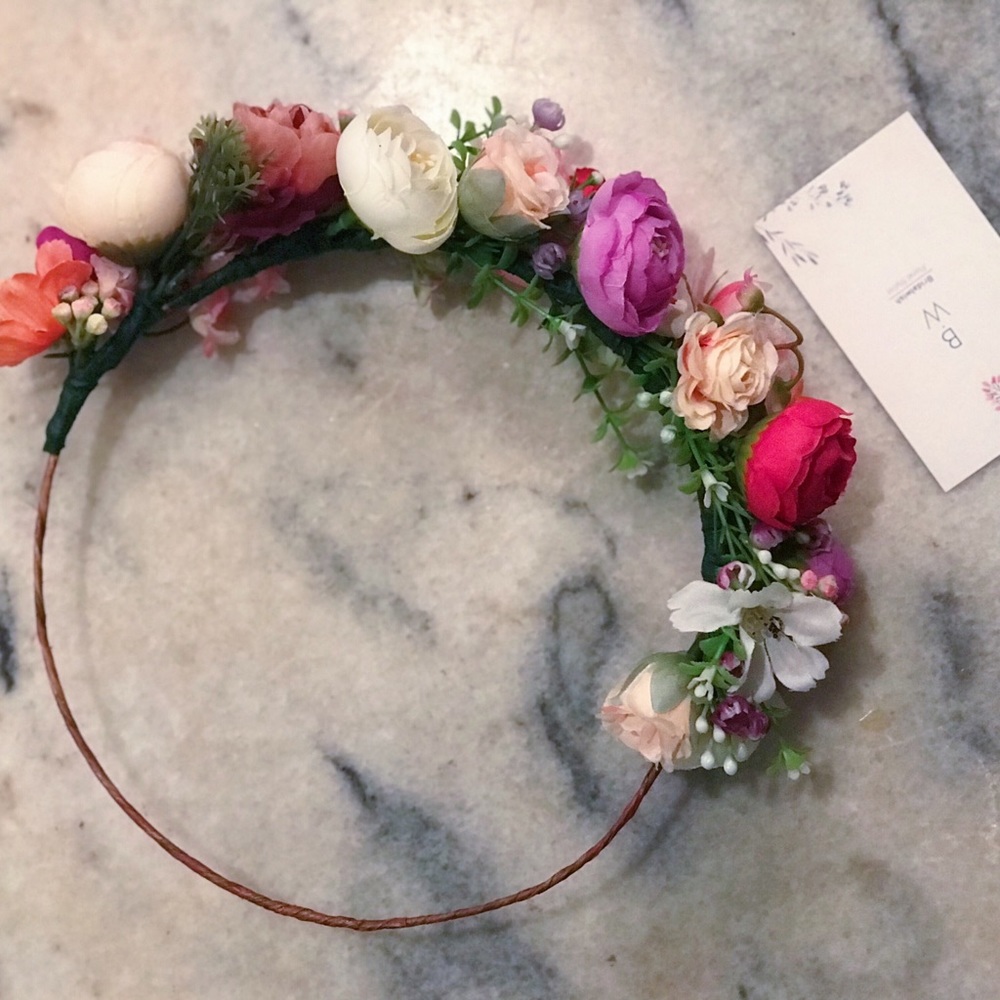 BRAND NEW adult flower crown